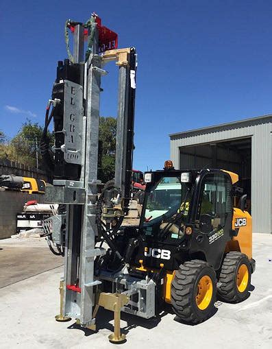 skid steer post drivers for sale elgra engineering pty ltd|elgra post driver for sale.